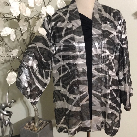 Chico's Sweaters - CHICO’S FANCY SILK COVER UP/SWEATER